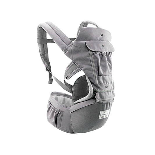 Portabebés ergonómico tipo canguro 3 en 1, cargador para bebé con asiento para la cadera - Color&Life