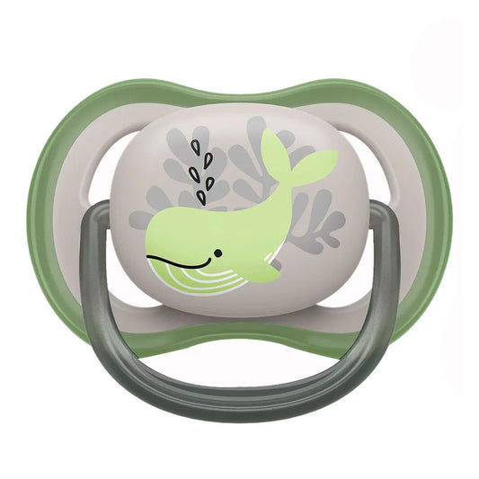 Chupa Ultra Air Ballenita de 6 a 18 meses, libre de BPA, chupete individual para niño - Philips Avent