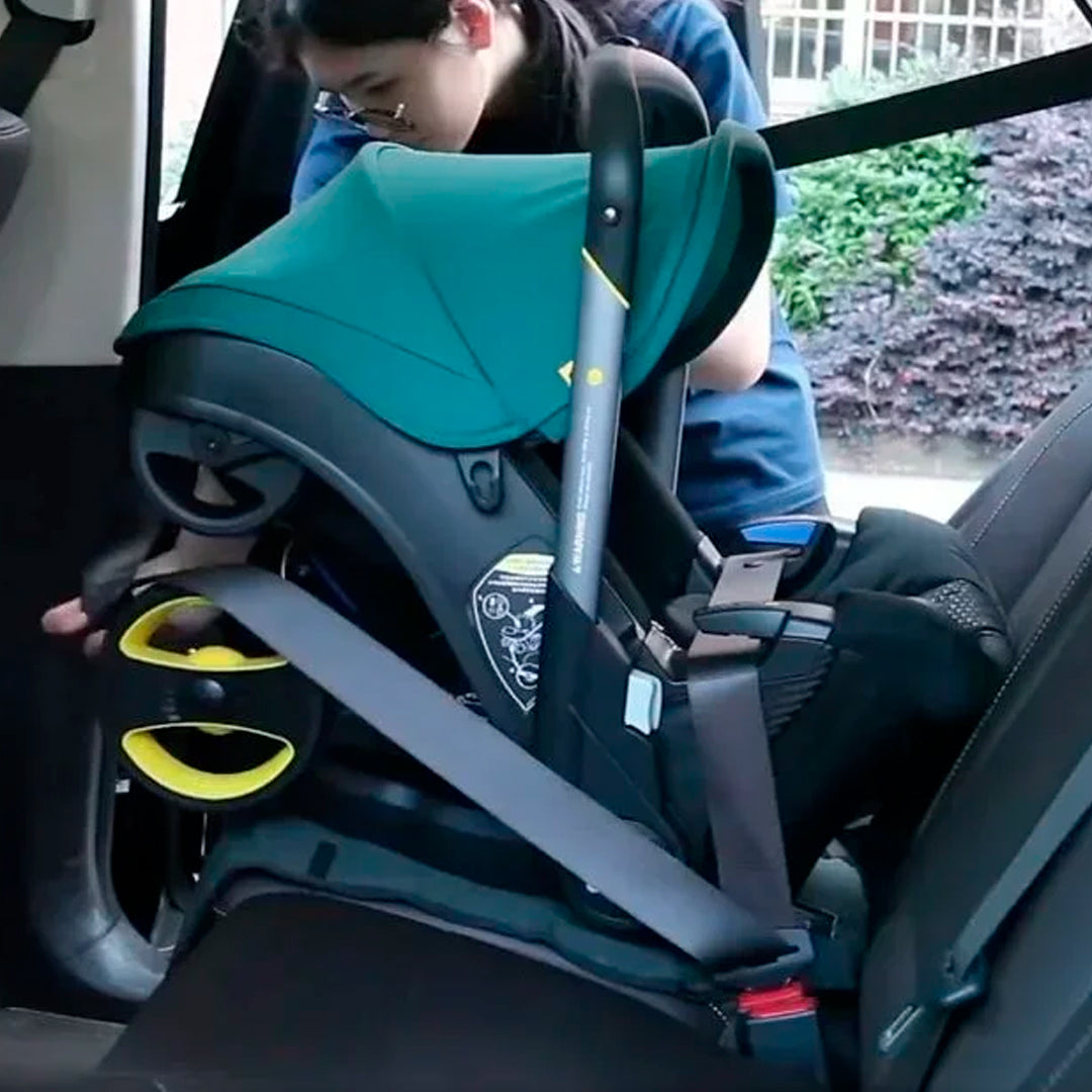 Coche portabebés multifuncional plegable con bolso pañalera, silla de seguridad para carro