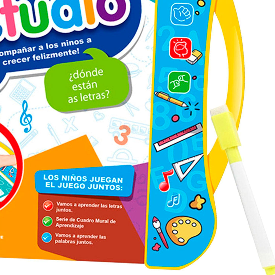 Libro de Estudio, libro electrónico educativo con sonidos, bilingüe en  español e inglés. Actividades matemáticas, lengua