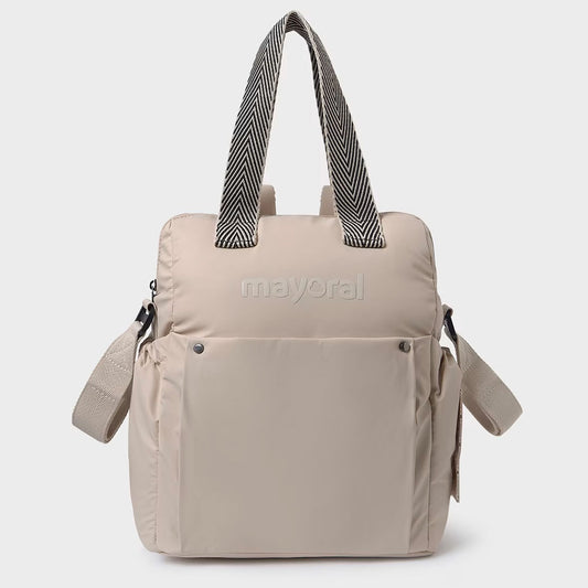 Pañalera estilo bolso - morral impermeable, de buena capacidad de almacenamiento, con bolsillo térmico, bolsillo frontal y correa para - Mayoral