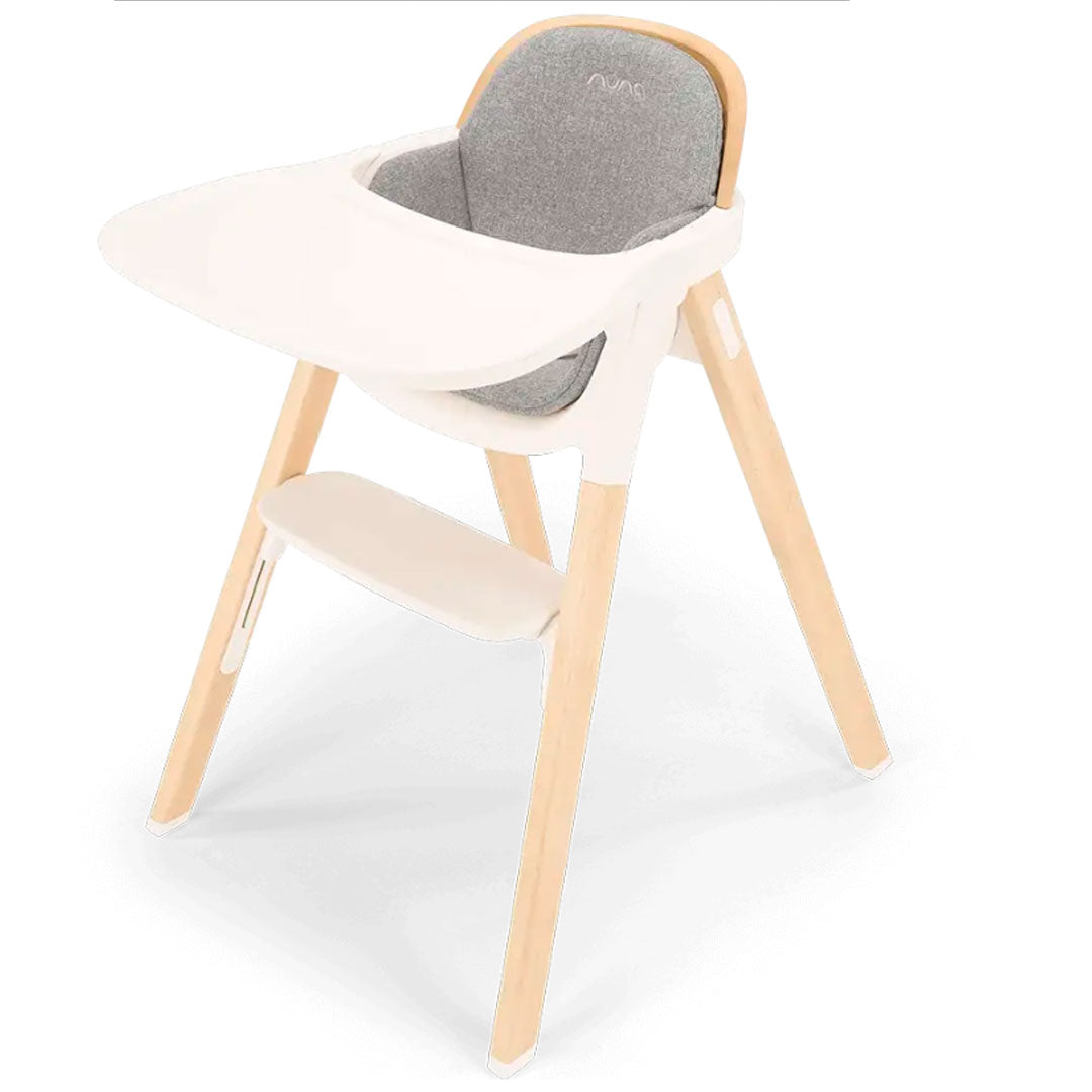 Silla comedor alta de lujo con diseño holandés, diseñada para usarse hasta aproximadamente los 6 años, con reposapiés ajustable y cinturón con tres puntos de ajustes, elaborada con madera de alta calidad - Nuna