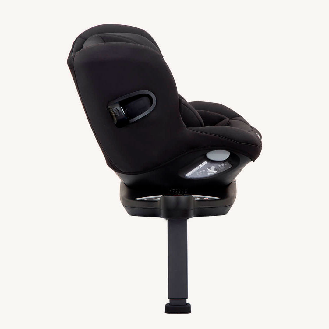 Silla de seguridad para carro Spin 360 E, con base para piso, rotación 360°, reclinación ajustable y un arnés de seguridad de 5 puntos, con norma ECE R/129 /03 y sistema ISOFIX - Joie