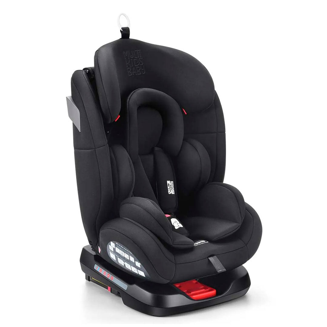 Silla de seguridad para carro Artemis 360°, cuenta con certificación Isofix 0-36 Kgs, con ajustes para adaptarse al crecimiento del bebé - MultiKids