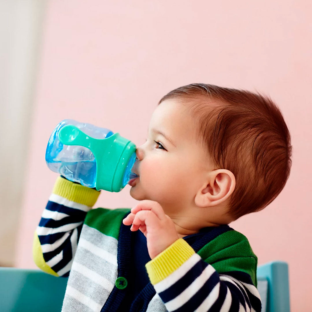 Vaso tetero con boquilla y agarraderas, boquilla suave de silicona grado alimenticio libre de BPA, piezas separables para facilitar la limpieza - Philips Avent