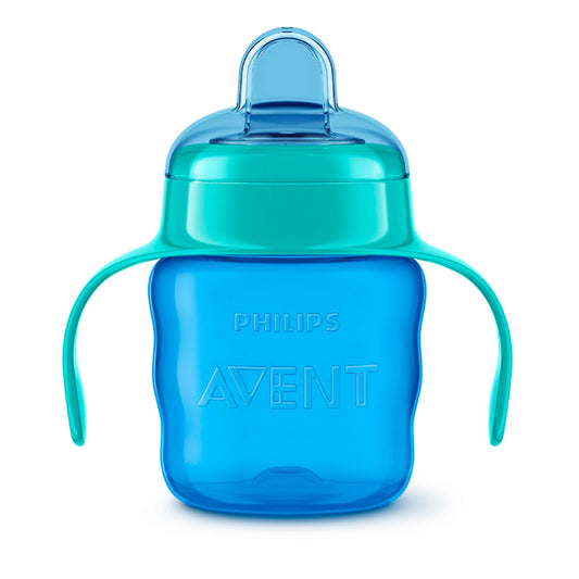 Vaso tetero con boquilla y agarraderas, boquilla suave de silicona grado alimenticio libre de BPA, piezas separables para facilitar la limpieza - Philips Avent