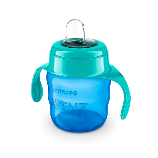 Vaso tetero con boquilla y agarraderas, boquilla suave de silicona grado alimenticio libre de BPA, piezas separables para facilitar la limpieza - Philips Avent