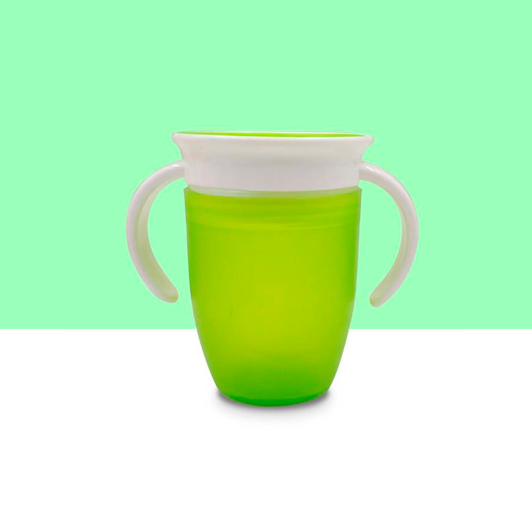 Vaso 360 Antiderrame Color Verde