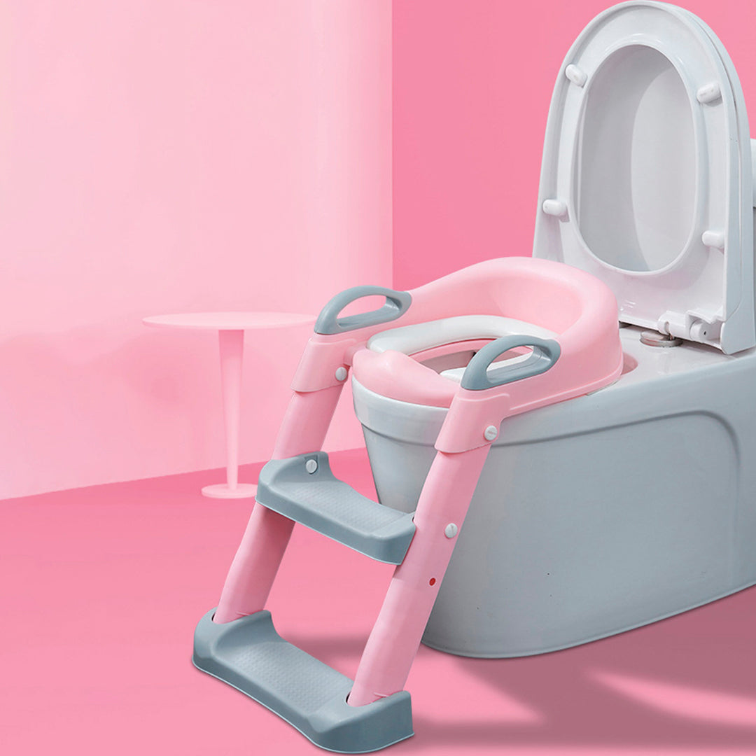 Adaptador WC para Niños con Escalera, BelonLink Plegable Regulable